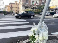 labaro-strisce-stazione-morto- gabriele sangineto